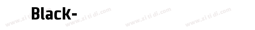 火山字型 茂林 Black字体转换